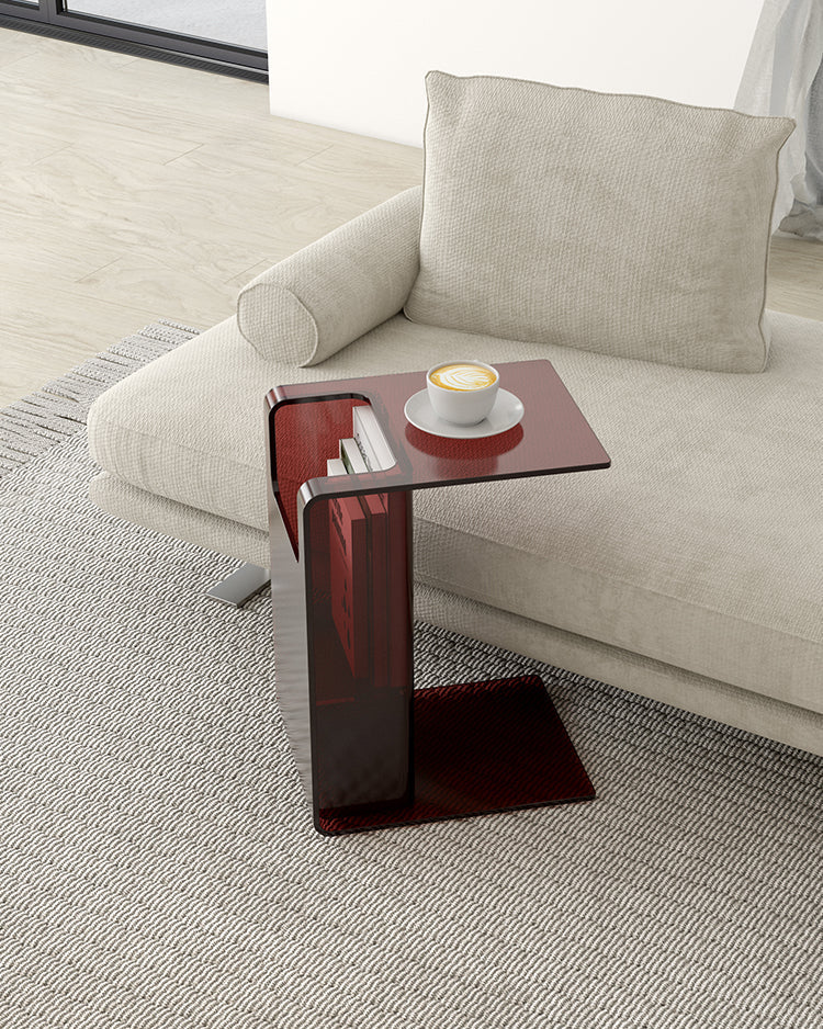 Acrylic Side Table Coffee Table 2 Way Use