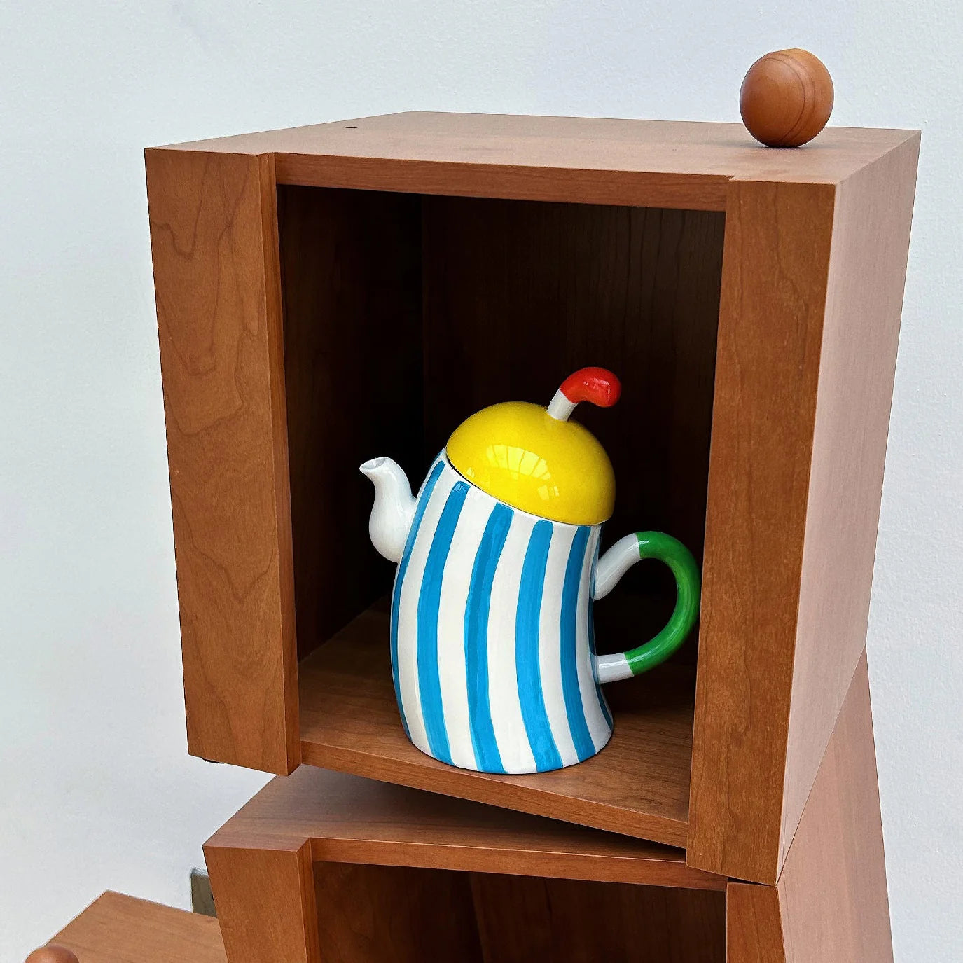 Ceramic Waist-Handle Teapot