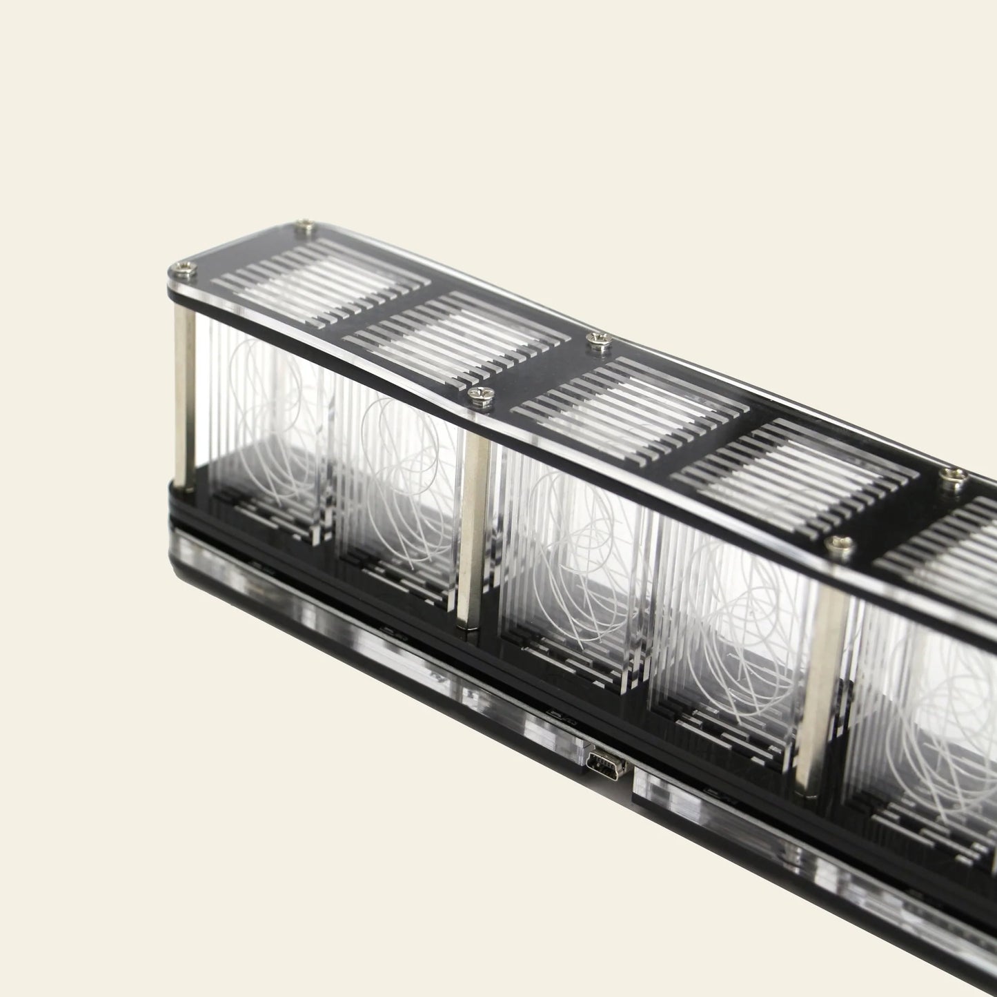 DETAIL RGB Tube Clock