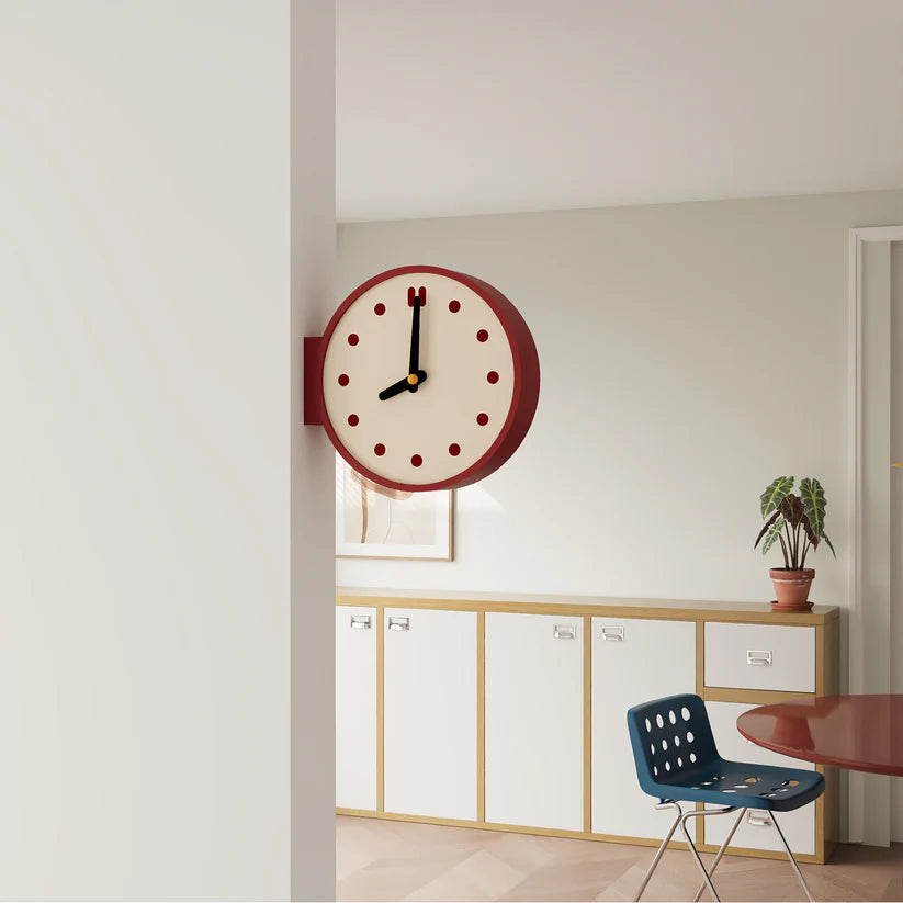 DOUBLE-SIDED CLOCK – Retro Style