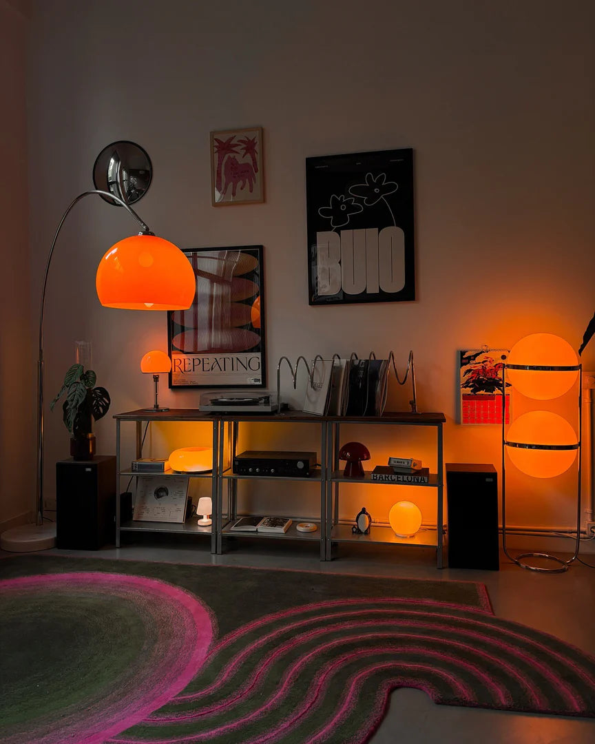 GLOBE DOUBLE FLOOR LAMP