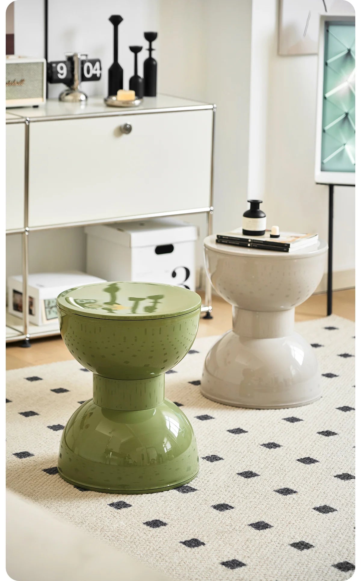 KNOTTI – Plastic Bowknot Side Table Stool