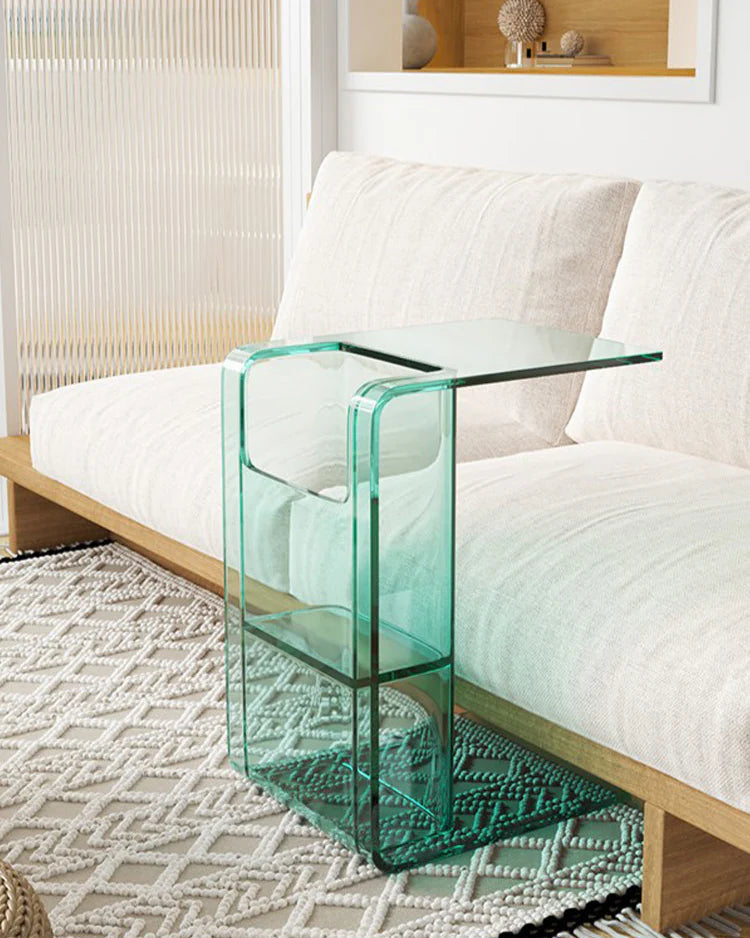 Acrylic Side Table Coffee Table 2 Way Use
