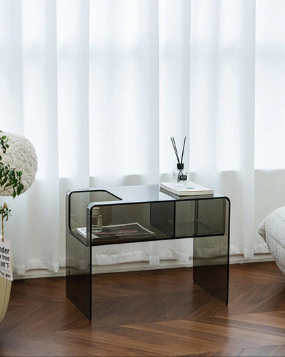 Acrylic Side Table Coffee Table 2 Way Use