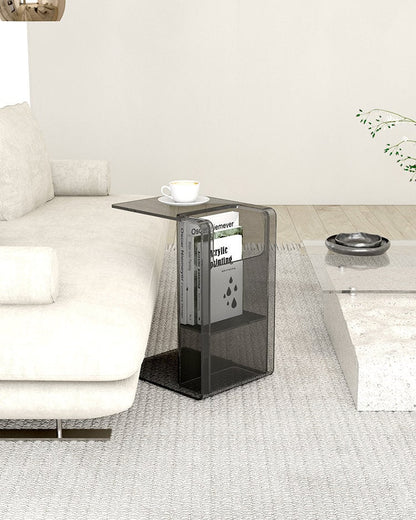 Acrylic Side Table Coffee Table 2 Way Use