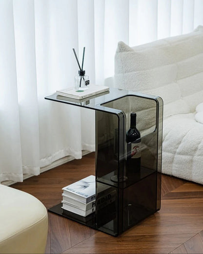 Acrylic Side Table Coffee Table 2 Way Use