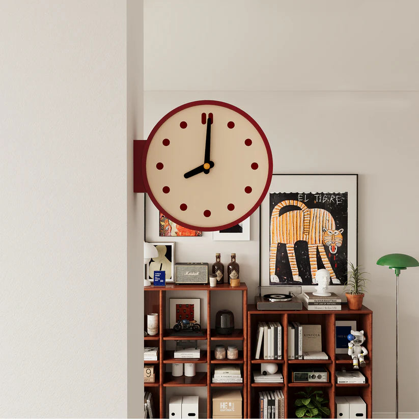 DOUBLE-SIDED CLOCK – Retro Style