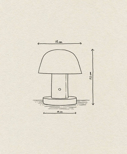 &Tradition Setago JH27 - Portable Table Lamp