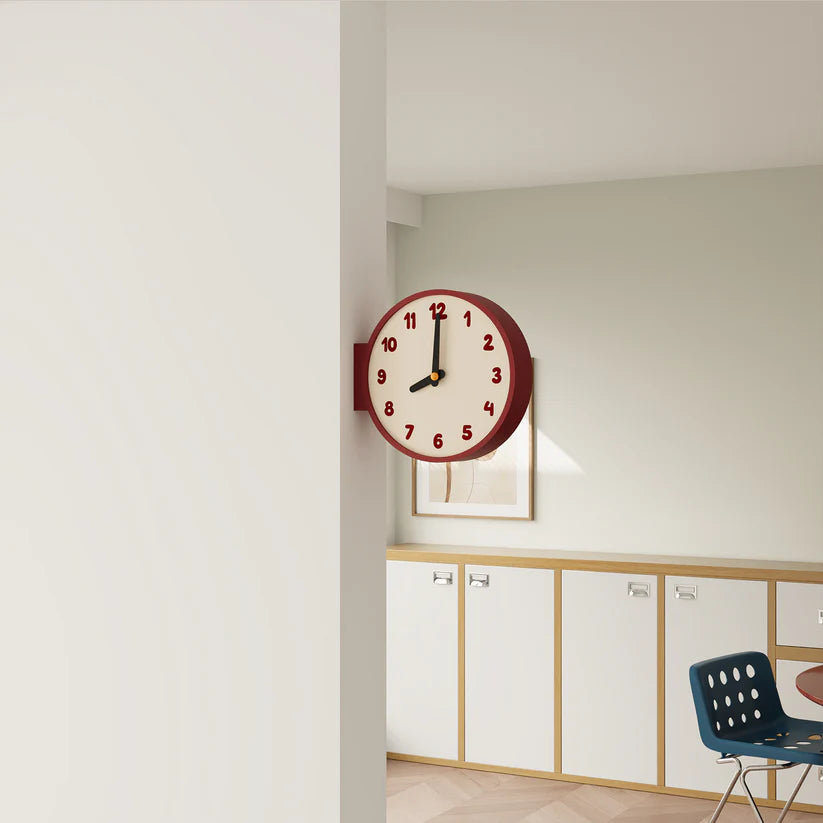 DOUBLE-SIDED CLOCK – Retro Style