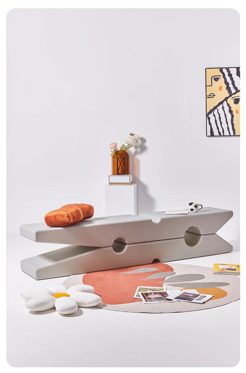 CLIP SHAPED SIDE TABLE TV STAND – Side Table / Stand