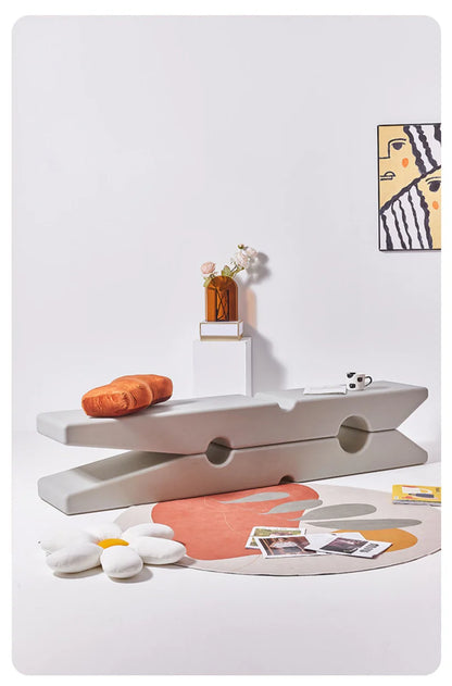 CLIP SHAPED SIDE TABLE TV STAND – Side Table / Stand