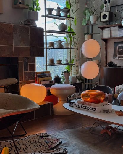 GLOBE DOUBLE FLOOR LAMP